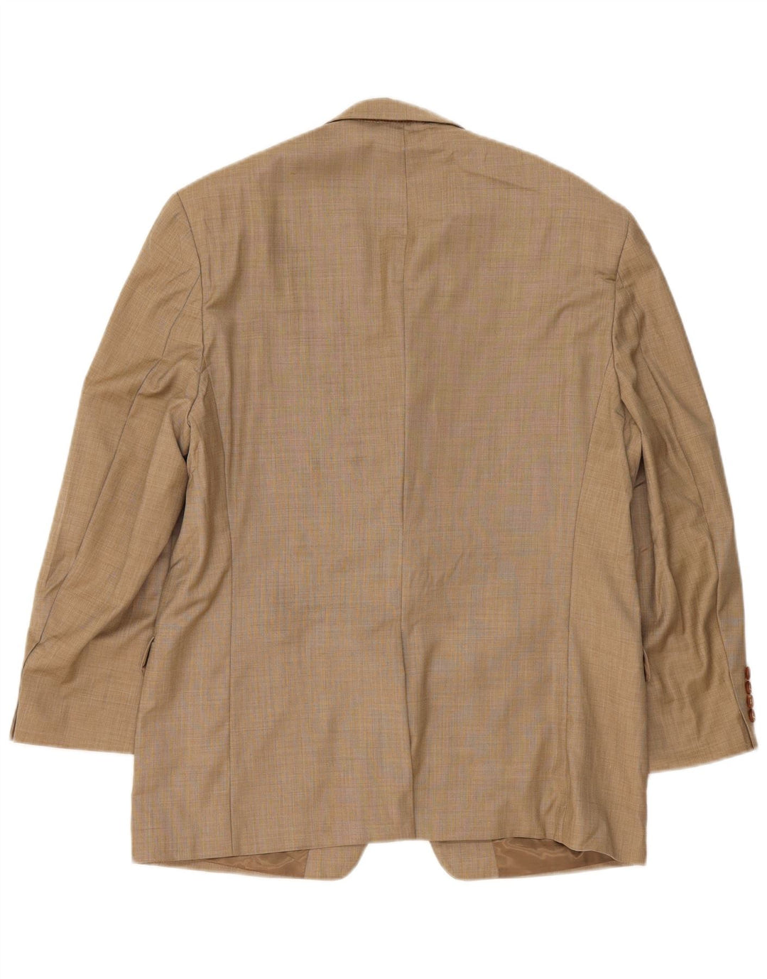Ralph Lauren Chaqueta Blazer de 2 Botones para Hombre UK 42 Grande Lana Beige