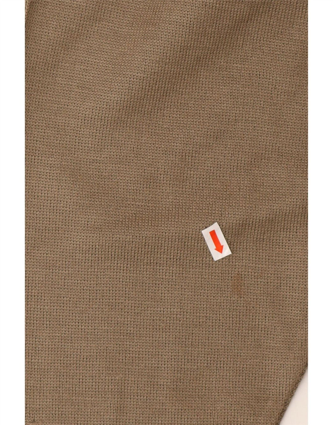 VINTAGE Hombres Loose Fit Cardigan Suéter Grande Poliamida A Rayas Verdes