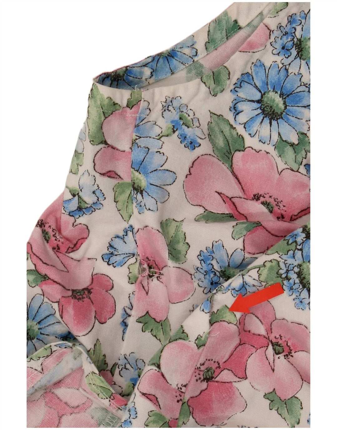 Vintage mujer chaleco Reino Unido 14 medio multicolor floral