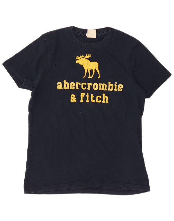Abercrombie & Fitch Camiseta gráfica para niño 13-14 años XL Azul marino