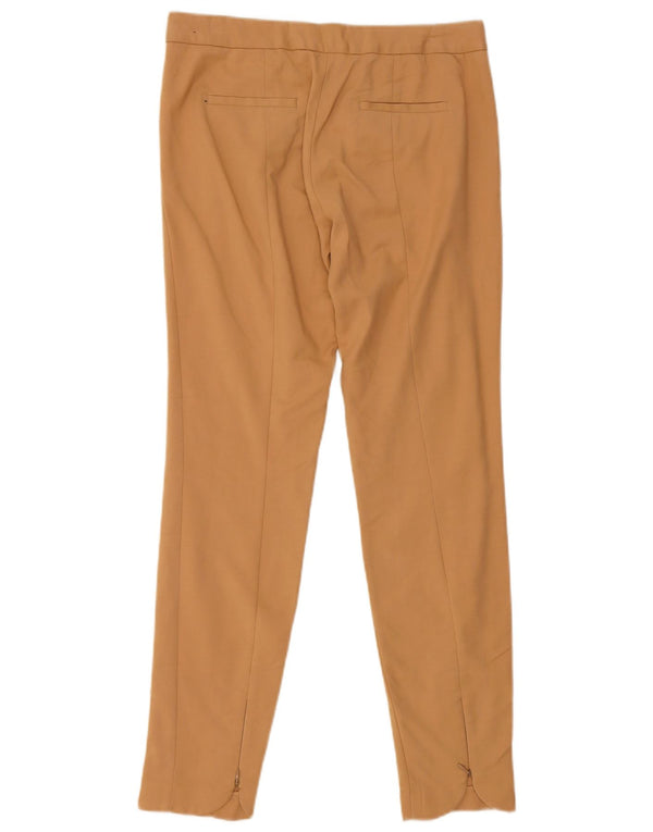 Massimo Dutti Pantalón Chino Pitillo Mujer EU 36 XS W26 L27 Algodón Beige