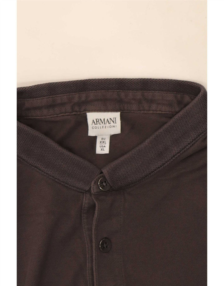 Armani Polo Hombre XL Algodón Gris