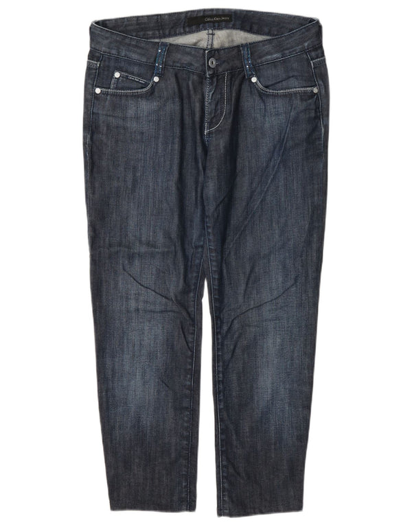 Calvin Klein Jeans Cortos Para Mujer W29 L24 Algodón Azul Marino