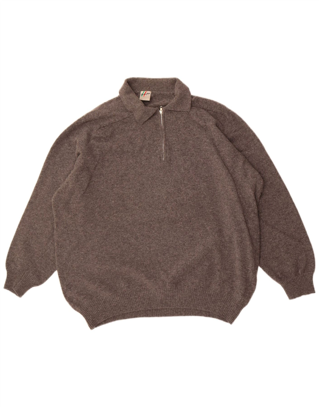 Walbusch Mens Studio Pitti Polo Neck Jumper Sweater 2XL Gris Lana Virgen