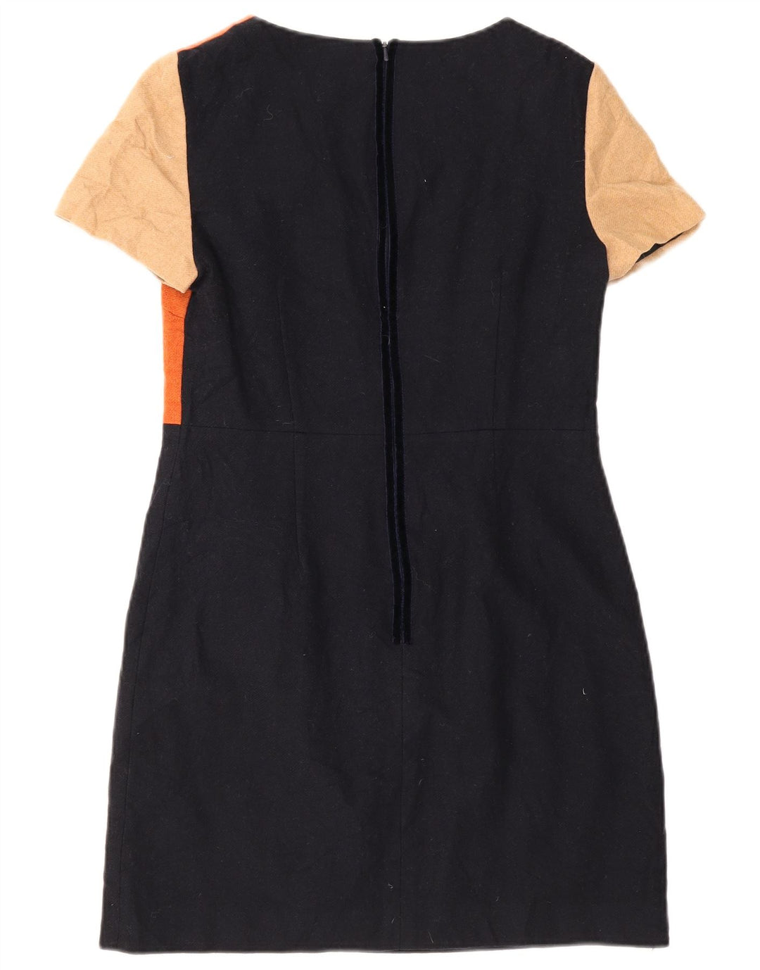 Hobbs Vestido tubo para mujer UK 40 Lana color block naranja medio