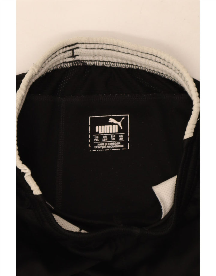 Puma Pantalones cortos deportivos para niño 13-14 años XL Negro Poliéster