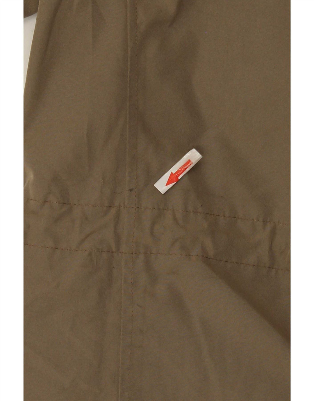 Alberto Aspesi Chaqueta militar acolchada para hombre UK 36 Small Marrón Poliéster