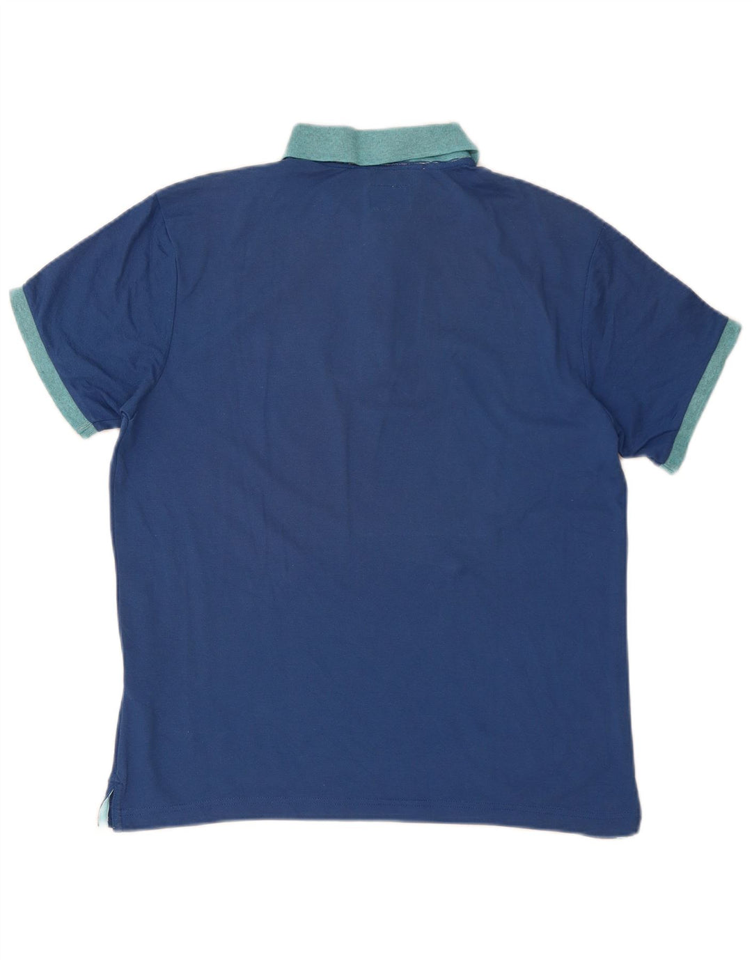 CHAMPION Polo de rugby para hombre de algodón azul medio