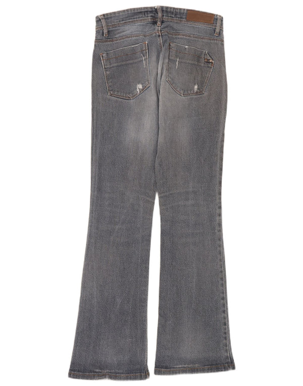 Zara Vaqueros Acampanados Mujer EU 36 XS W26 L30 Azul