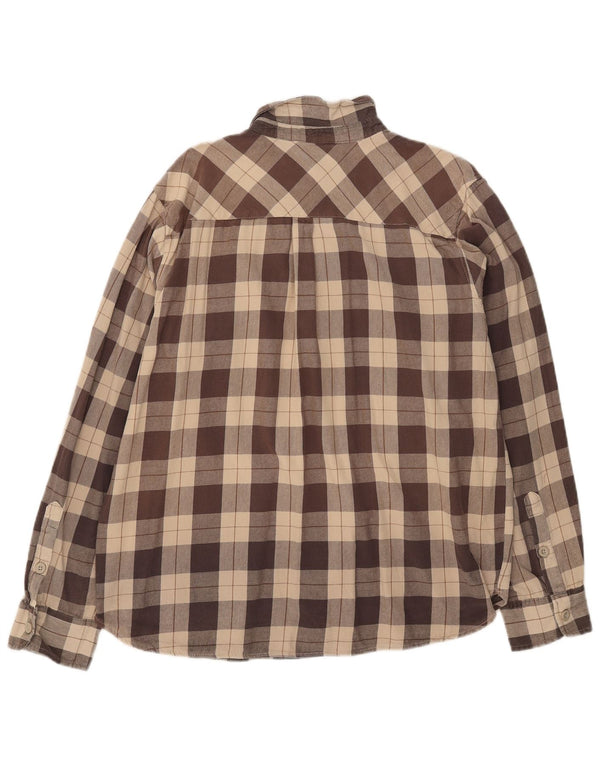 Camisa de franela para hombre de Mountain Warehouse 2XL Algodón a cuadros marrón
