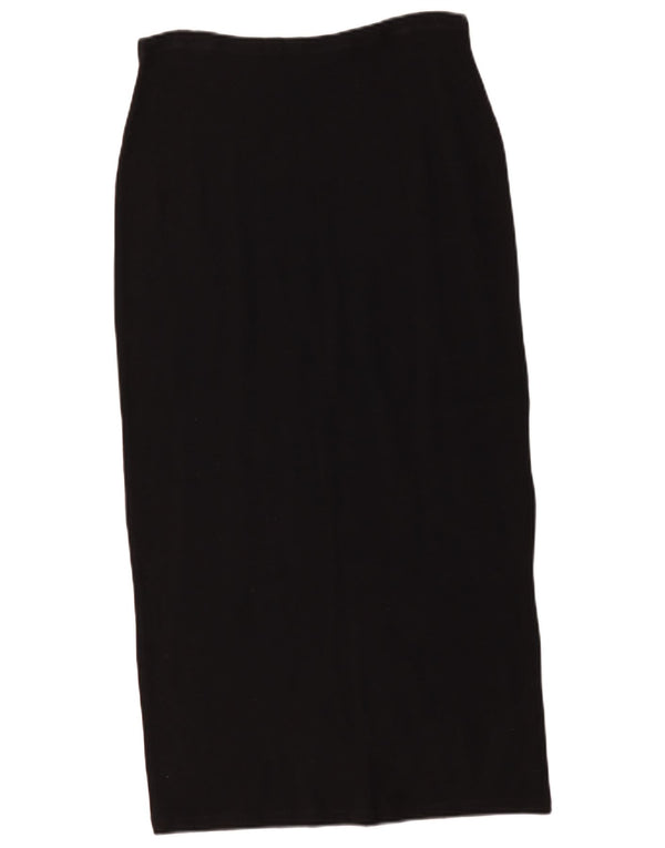 Falda midi Krizia para mujer IT 44 Medium W30 Black