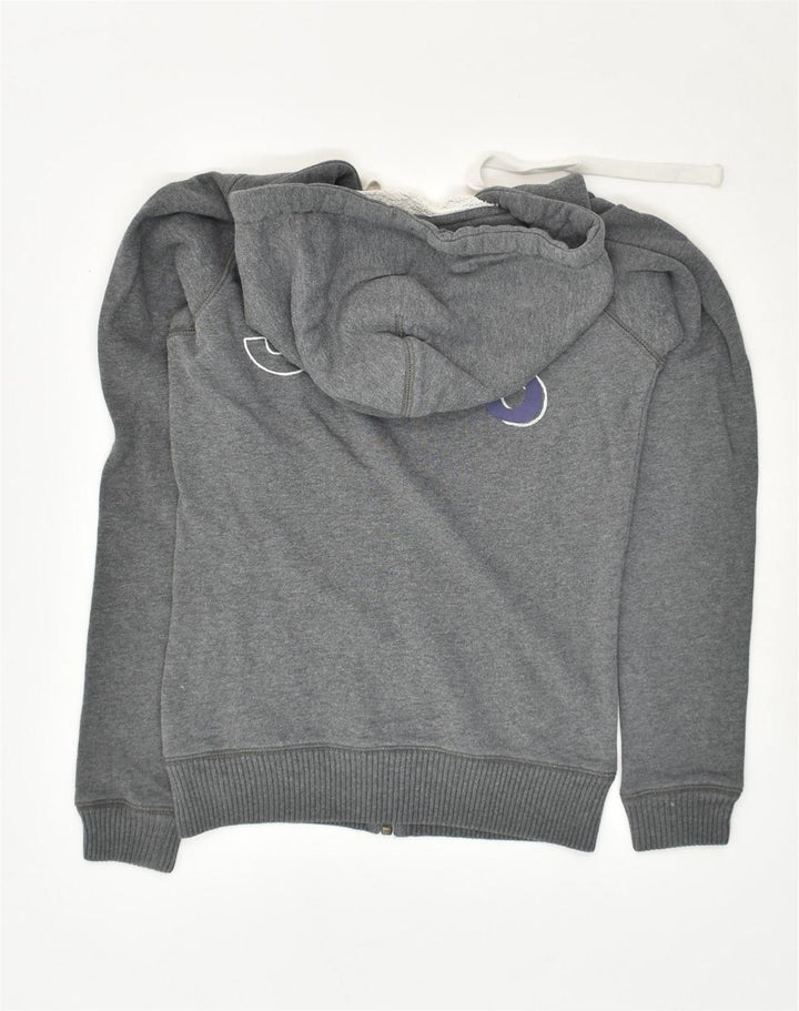 JACK WILLS Womens Zip Hoodie Sweater UK 10 Small Grey Cotton | Vintage Jack Wills | Thrift | Second-Hand Jack Wills | Used Clothing | Messina Hembry 