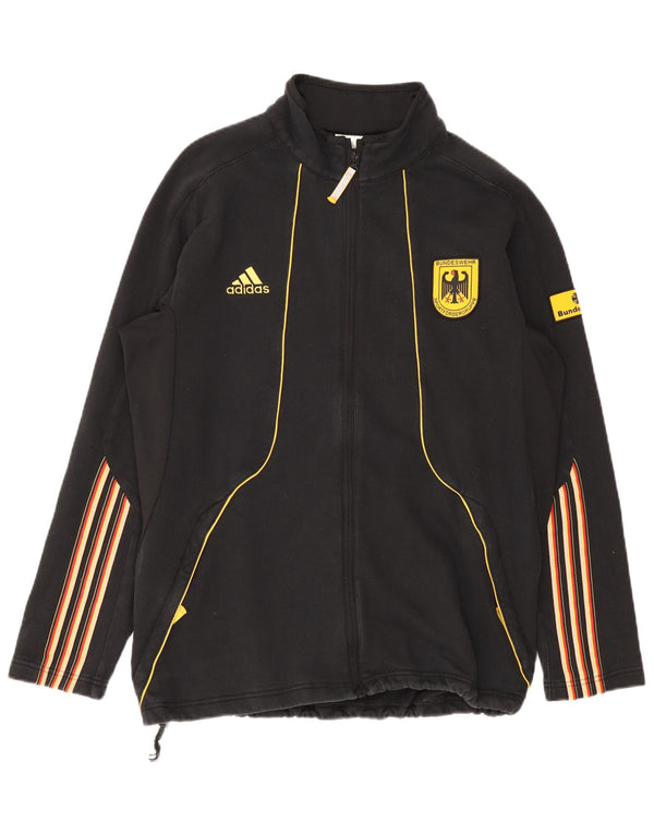 Adidas Mens Deutshland Graphic Chándal Top Chaqueta UK 44/46 Grande Negro