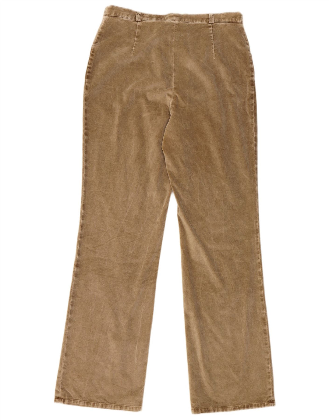 LAURA LEBEK Pantalones casuales con corte de bota para mujer UK 46 Large W32 L32 Marrón