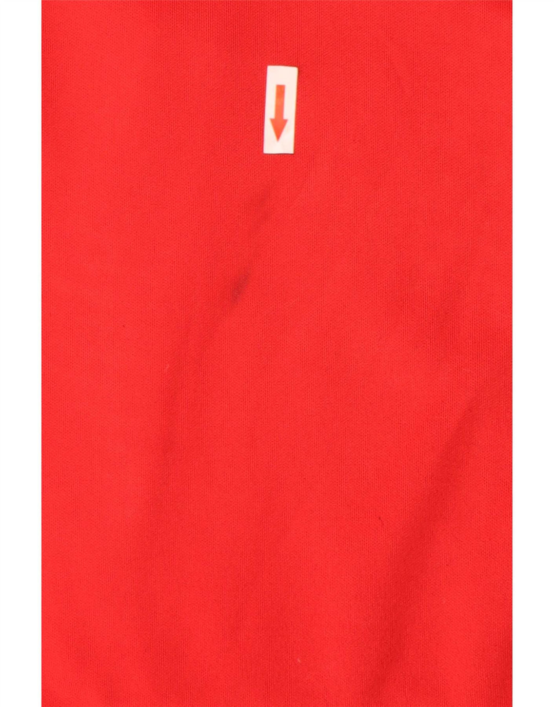 Chaqueta superior de chándal con gráfico Nike para hombre, poliéster con bloques de color rojo grande