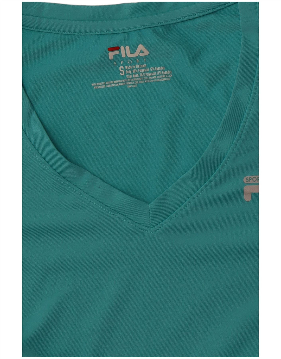 FILA Camiseta Mujer Top UK 8 Small Turquesa Poliéster