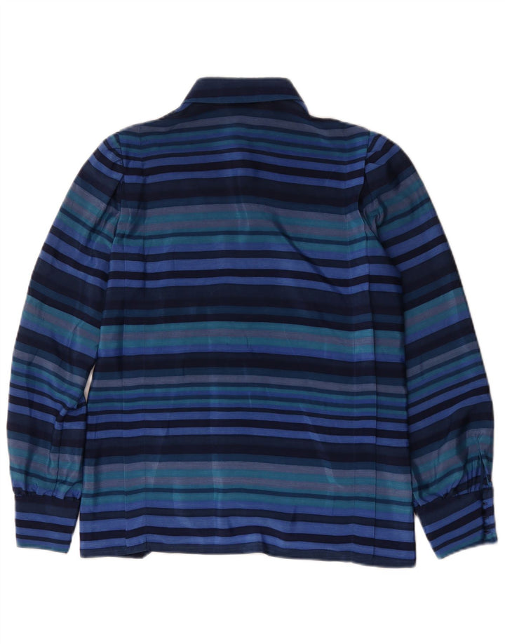 Your Sixth Sense Blusa camisera para mujer EU 38 Poliéster a rayas azul medio