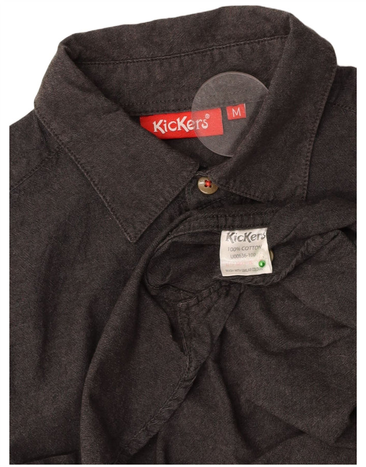 Camisa KICKERS Hombre Algodón Gris Medio