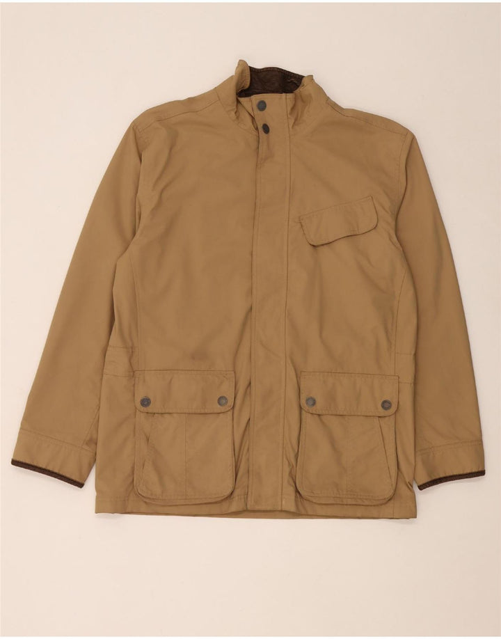TIMBERLAND Chaqueta utilitaria para hombre UK 40 Large Beige Nylon