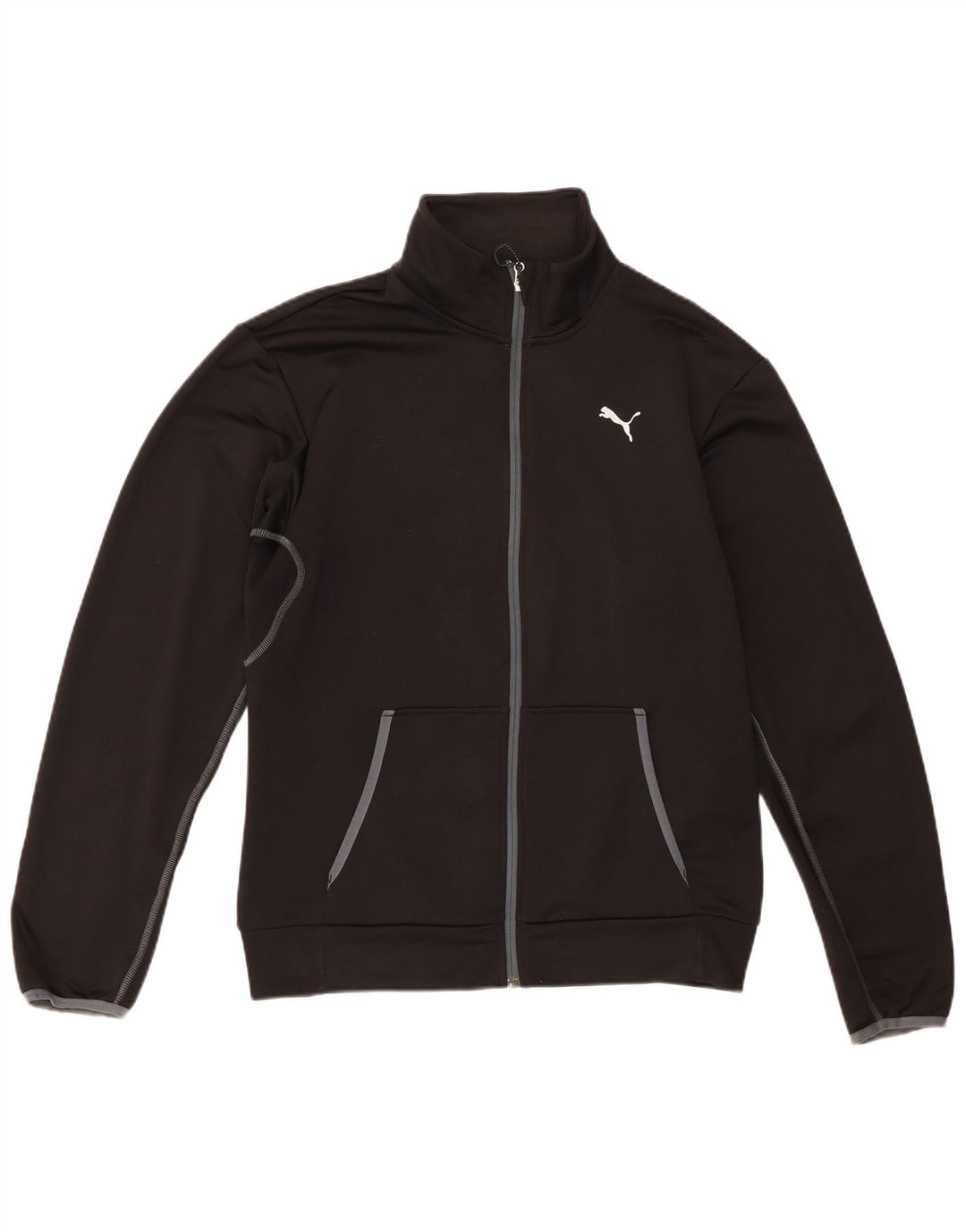 Puma Hombre Chándal Top Chaqueta Mediana Negro Poliéster