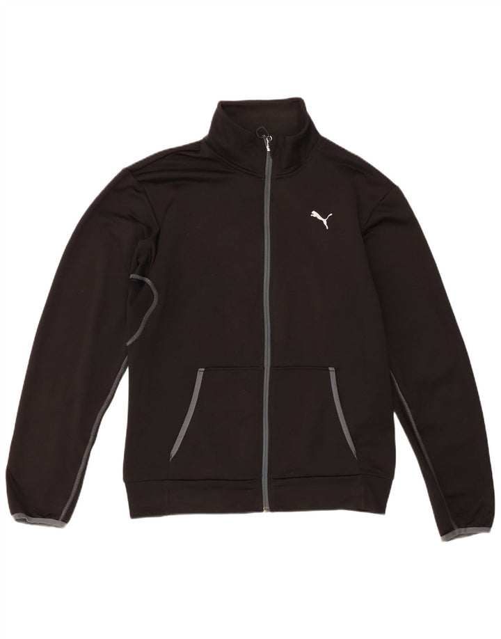 Puma Hombre Chándal Top Chaqueta Mediana Negro Poliéster