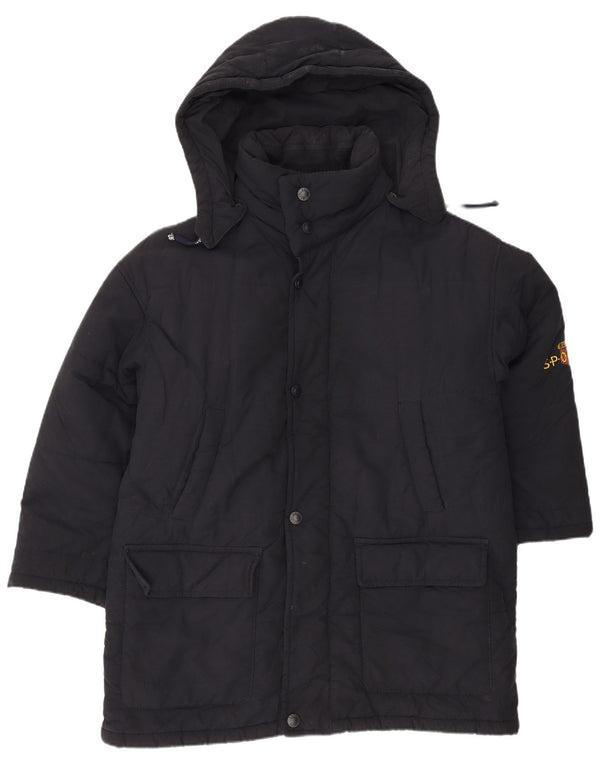 Bush Chaqueta acolchada con capucha para hombre UK 44 2XL Azul marino
