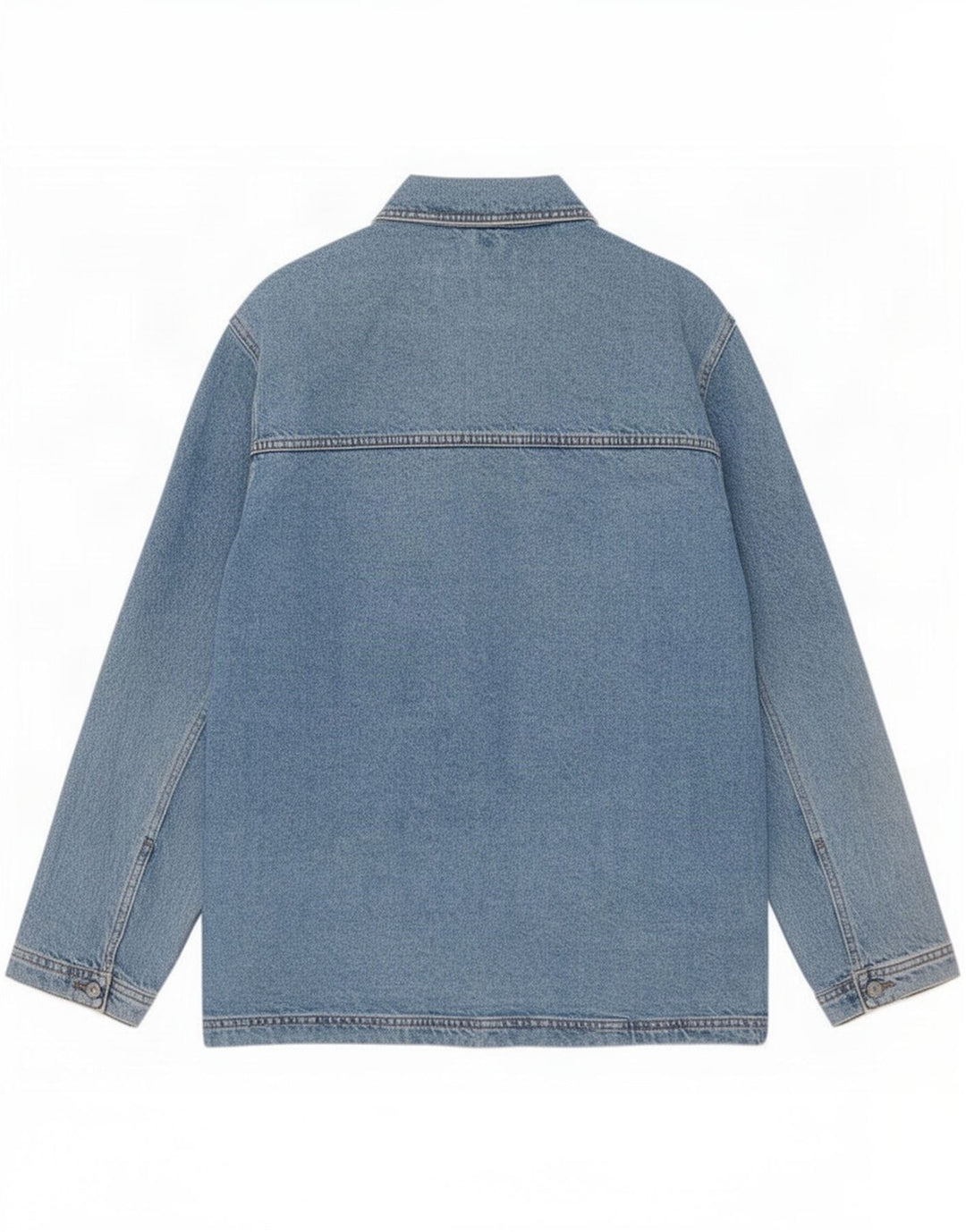 Topshop Chaqueta vaquera extragrande para mujer UK 10 Small Blue Cotton