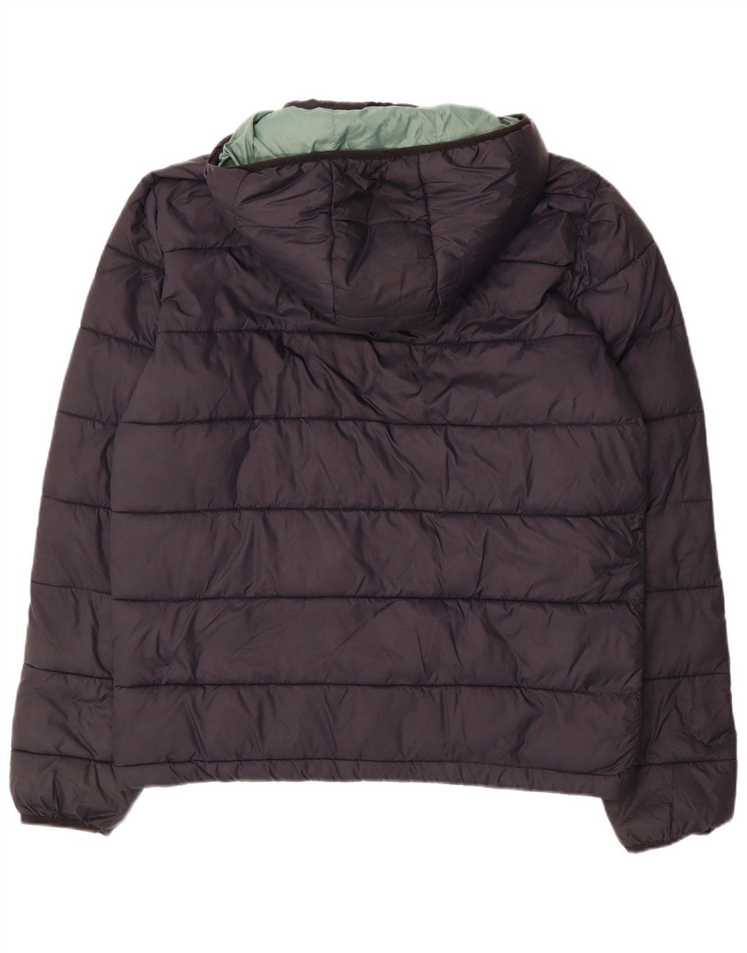 Jack Wills Chaqueta acolchada con capucha para hombre UK 38 Medium Black Nylon