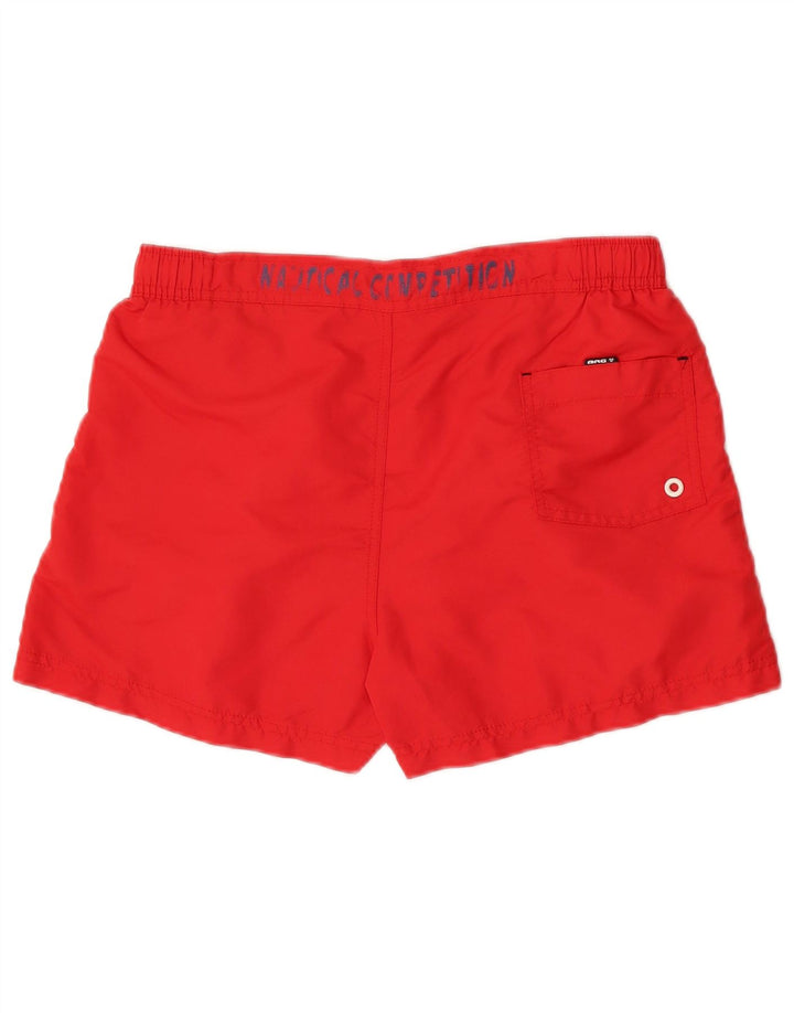 Brugi Bañador para Hombre Grande Rojo Color Block Poliéster