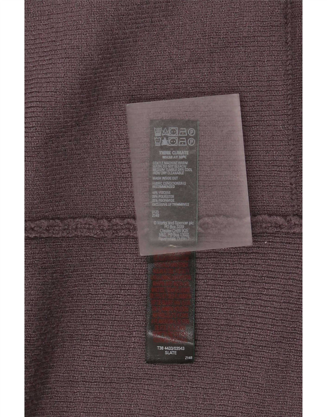 Marks & Spencer Suéter Cárdigan Abierto Largo para Mujer UK 44 Grande Gris