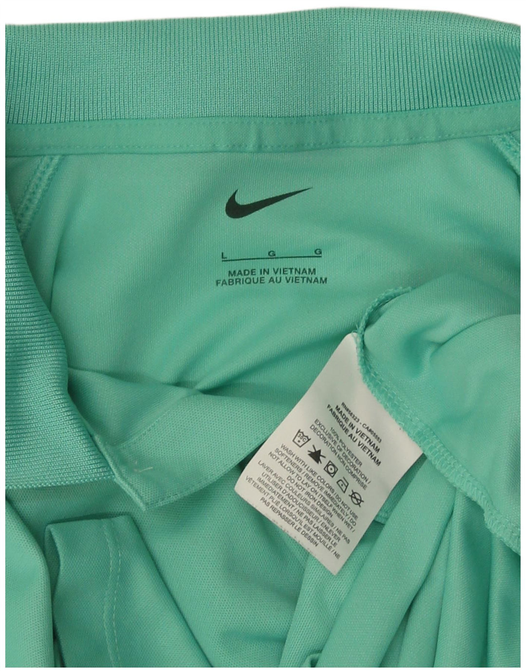 Polo Nike Hombre Grande Verde Poliéster