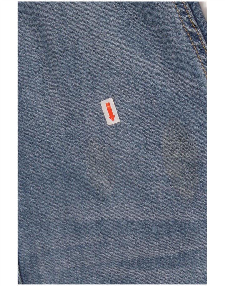 LEVI'S Vaqueros ajustados desgastados 511 para niños 11-12 años W26 L27 Algodón azul