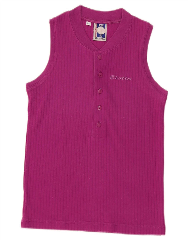 Lotto Top sin mangas para mujer UK 4 XS Rosa