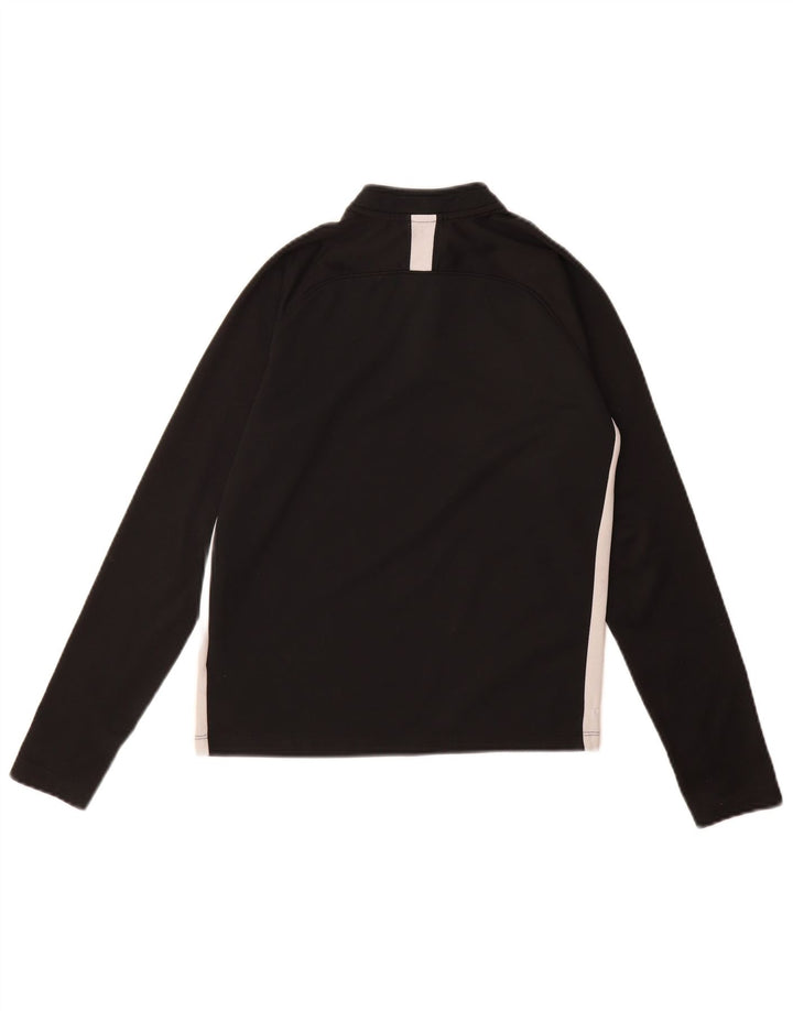 Nike Boys Dri Fit Sudadera Jumper 10-11 años Mediano Negro Colorblock