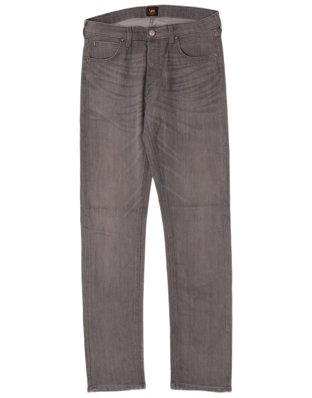 Vaqueros Lee Daren Slim para Hombre W33 L34 Algodón Gris