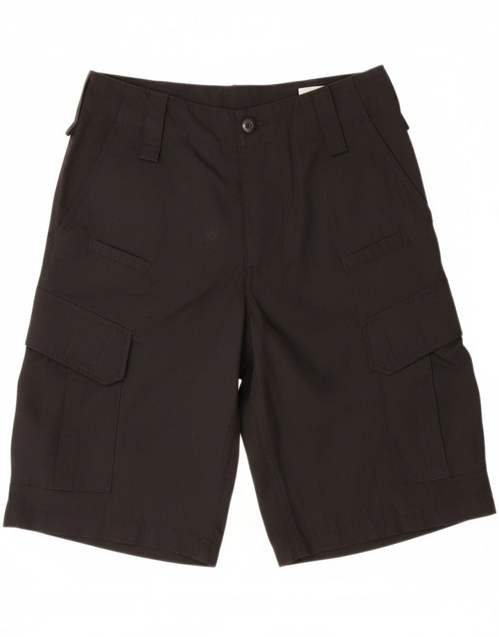HELIKON-TEX Mens Regular Cargo Shorts Small W30  Black Cotton