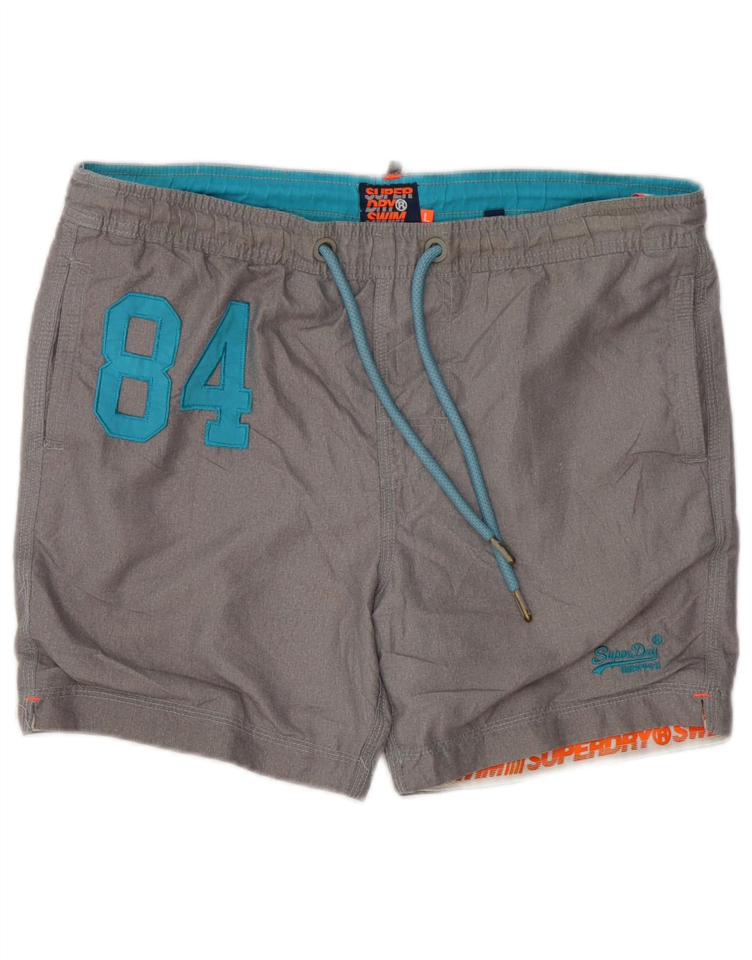 Superdry Shorts De Baño Gráficos Para Hombre Poliéster Gris Grande