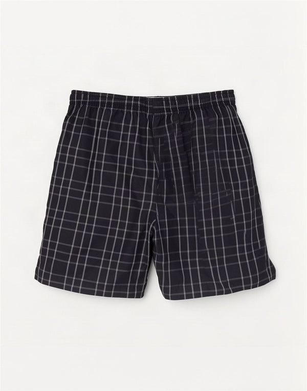 Bañador Umbro Hombre Large Azul Marino Cuadros Poliéster