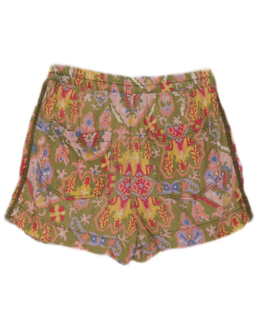 Zara Pantalones Cortos Chinos Pequeños W26 Multicolor Floral