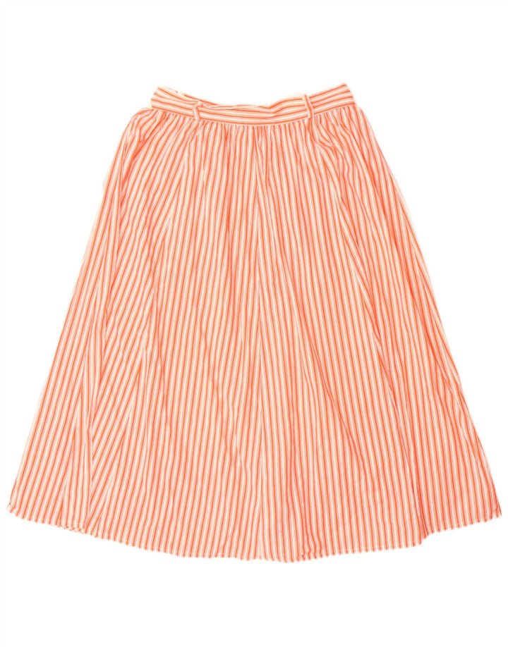 Falda midi para mujer Cartoon EU 40 Medium W28 Naranja a rayas