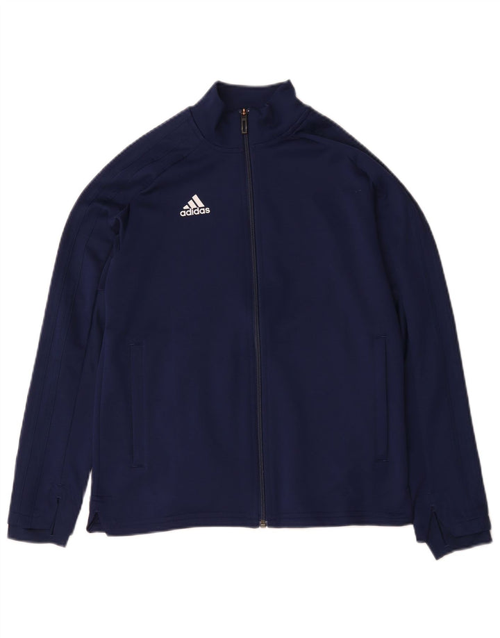 Adidas Chaqueta Chándal Niño 11-12 Años Azul Marino Poliéster