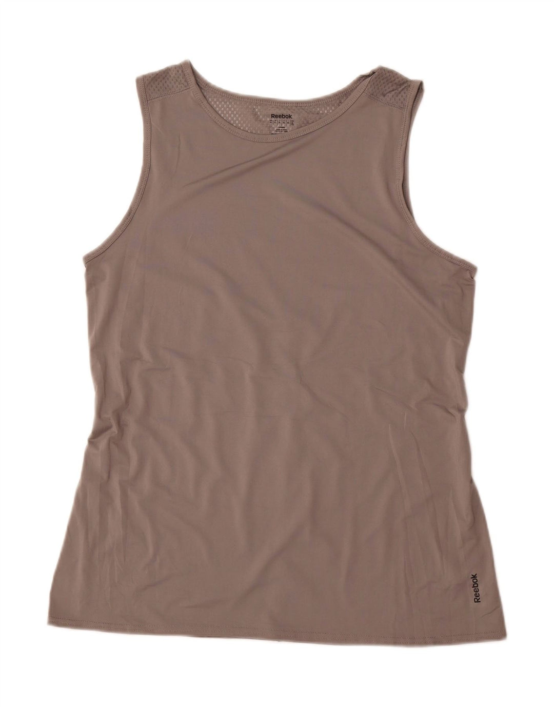 REEBOK Womens Vest Top UK 18 XL Grey Polyester