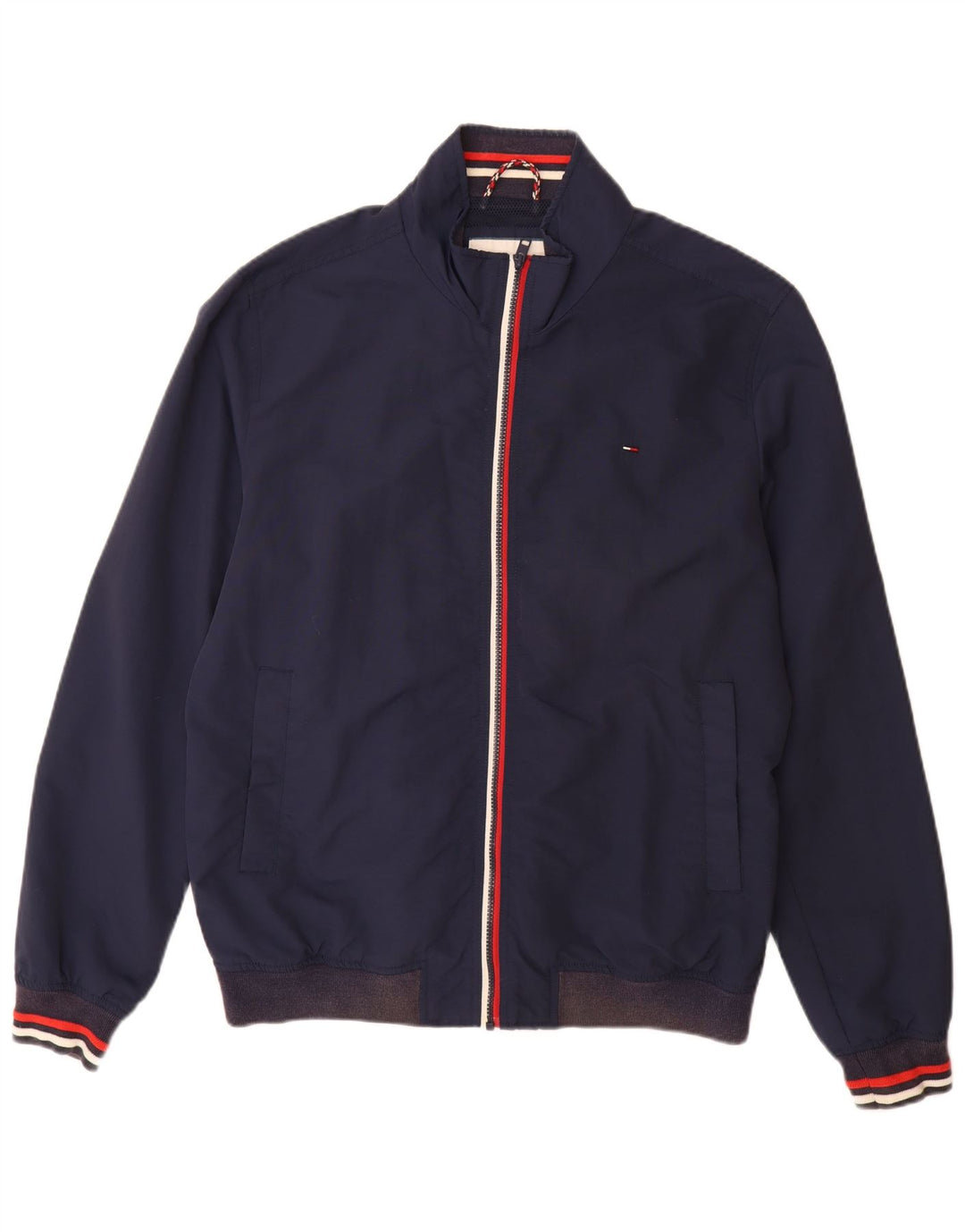 Tommy Hilfiger Chaqueta Bomber para Hombre UK 44 2XL Poliamida Azul Marino