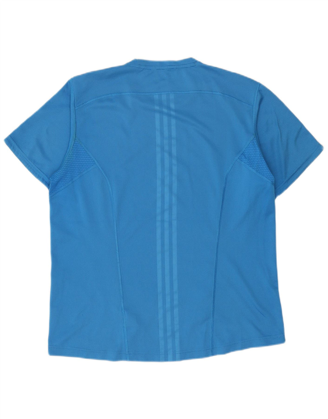 Adidas Hombre Camiseta Top Grande Azul Poliéster