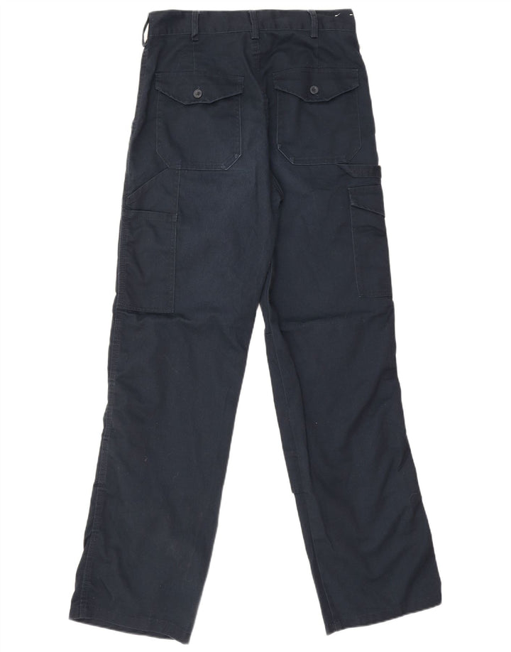 Dickies Pantalón cargo recto para hombre W28 L31 Poliéster azul marino