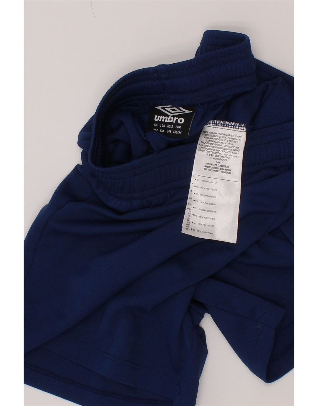 Umbro Pantalón Corto Deportivo Niño 9-10 Años Mediano Azul Marino Poliéster