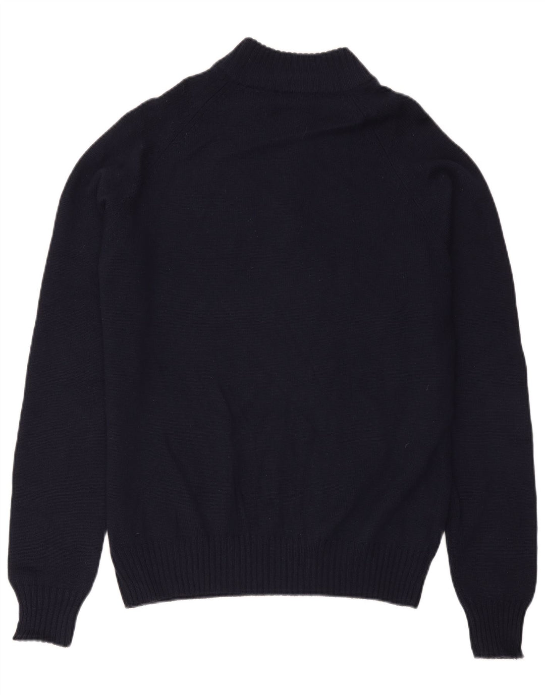 Fila - Jersey para hombre con cremallera y cuello, talla grande, lana merino, color azul marino
