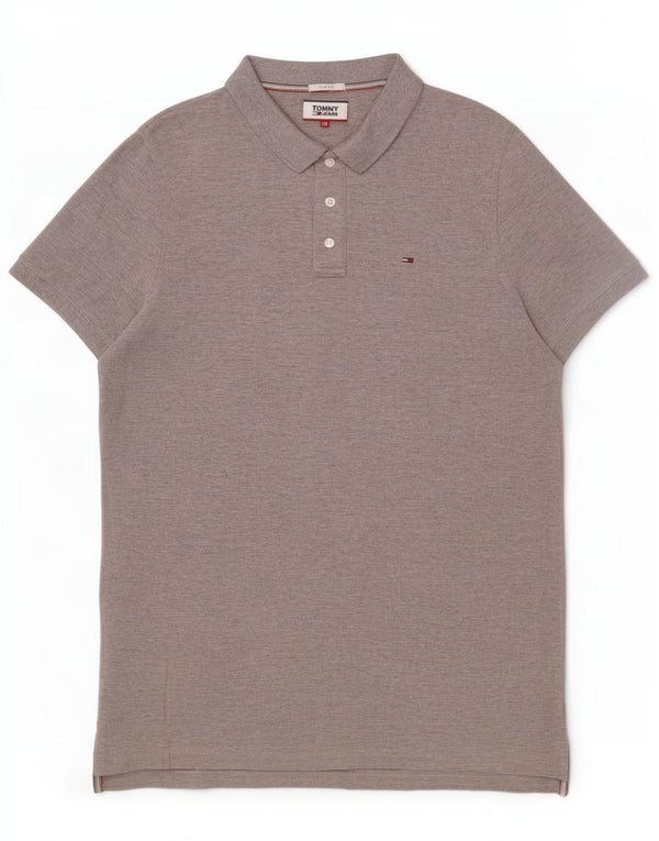 Tommy Hilfiger Polo Slim Fit para Hombre 2XL Algodón Gris