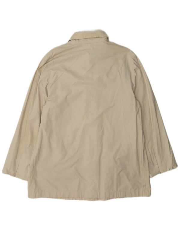 Luisa Spagnoli Chaqueta Bomber para Mujer UK 40 Algodón Beige Medio