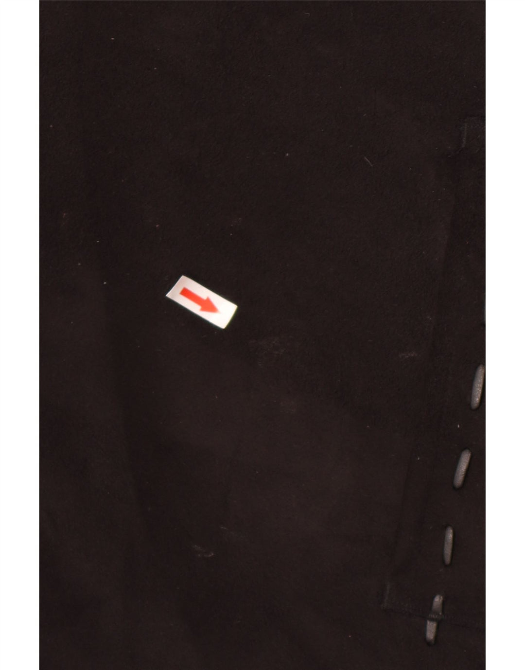 Vintage mujer Sherpa chaqueta Reino Unido 26 5XL acrílico negro